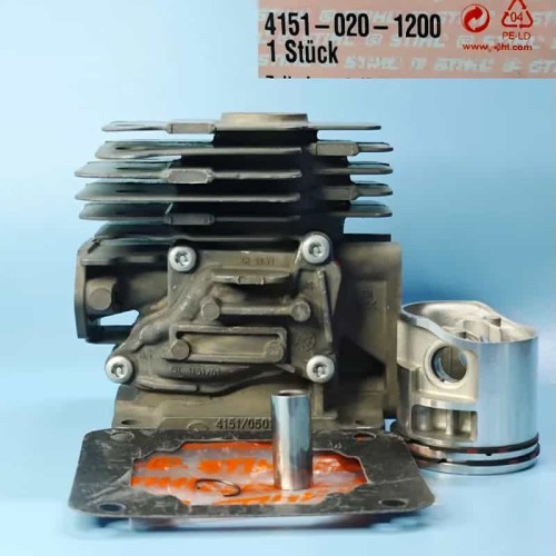 Stihl FS230 Cylinder Piston Kit 38mm OEM 4151-020-1200 for FR230 FS235 FR235 BT230 2-MIX 36CC Trimmers Brushcutters Tillers