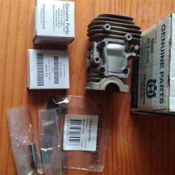 Husqvarna T435 Genuine Cylinder Piston Kit 40mm 523084301 for Zenoah RedMax GZ3500T 35cc Top Handled Chainsaw Rings Wrist Pin Clips Assembly