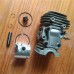 Husqvarna T435 Genuine Cylinder Piston Kit 40mm 523084301 for Zenoah RedMax GZ3500T 35cc Top Handled Chainsaw Rings Wrist Pin Clips Assembly