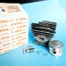 Stihl MS362 Genuine Cylinder Kit 47mm OEM 1140-020-1211 Newest Style for MS362C MS362M Chainsaw Zylinder With Piston Ring Pin Clips Assembly