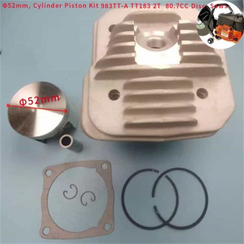 OLEO-MAC 983TTA Original Cylinder Piston Kit 52mm OEM 50102012 For EFCO TT183 EMAK 80cc Concrete Saw OLEO-MAC 983TTA Original Cylinder Piston Kit 52mm OEM 50102012 For EFCO TT183 EMAK 80cc Concrete Saw