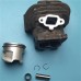 STIHL MS462 GENUINE CYLINDER PISTON KIT 52MM EARLY STYLE OEM 1142-020-1201 FOR STIHL MS462C CHAINSAW RINGS PIN BEARING ASSEMBLY