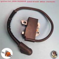 Oleo-Mac GS650 Genuine Ignition Coil OEM 50250003 for eMak GS651 965 efco MT6500 165 63.4cc Chainsaws Walbro MBU-46B Igniter