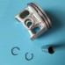 Stihl MS661 Genuine Piston Kit 56MM 1144-030-2001 MS661C 105CC Chainsaw Cylinder Rings Pin Clips Assembly