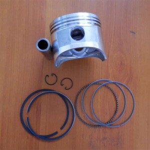 OEM GT600 68mm Piston Kit detail view piston rings wrist pin included