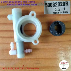 Oleo-Mac 932C 931 932 Genuine Oil Pump & Worm Combo for Efco 131 132 30.1cc Top Handle Chainsaw